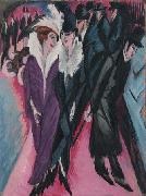 Ernst Ludwig Kirchner Street, Berlin oil painting artist